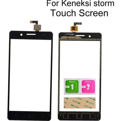 Mobile Phone Touch Screen Glass For Keneksi Storm Touch Screen Glass Digitizer Panel Lens Sensor Glass Repair Tools 3M Glue