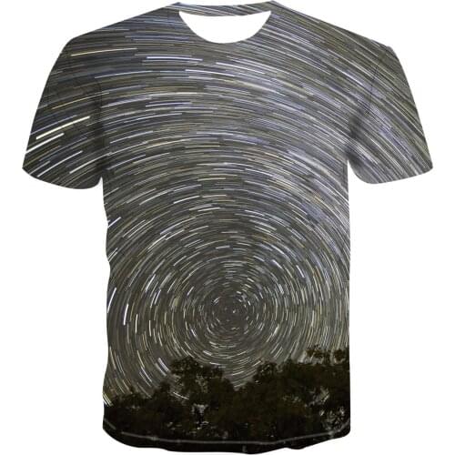 2020 3D new color star fashion creative design printing t-shirt mens short sleeve versatile trend clothing s-6xl
