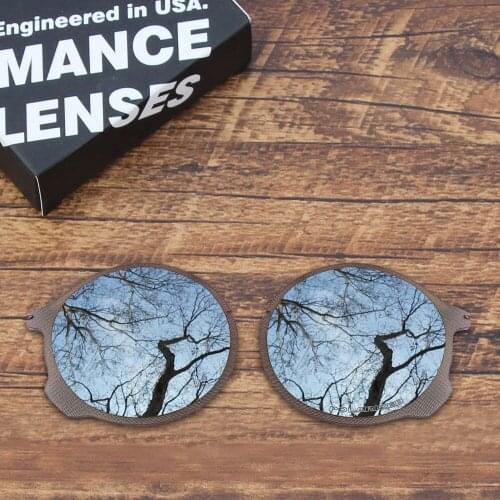 ToughAsNails Resist Seawater Corrosion Polarized Replacement Lenses for Oakley Tailend Sunglasses Metallic Silver