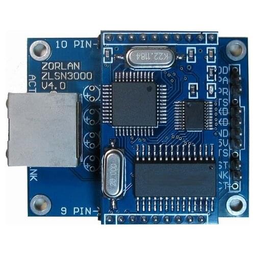 Serial port to Ethernet module TTL level serial port to network port ZLSN3000