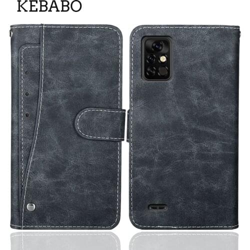 Luxury Wallet UMIDIGI Bison Pro Case 6.3" Vintage Flip Leather Business Protective Cover For UMIDIGI Bison Pro Case Phone Holder