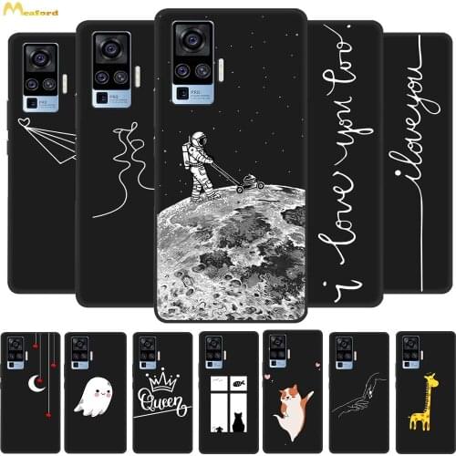 Silicone Case for Vivo X50 Pro Plus X60 Pro V2046 Cartoon TPU Shell Cases for Vivo Y91C Y91i 1820 1920 V17 Russia X50 Lite Cover