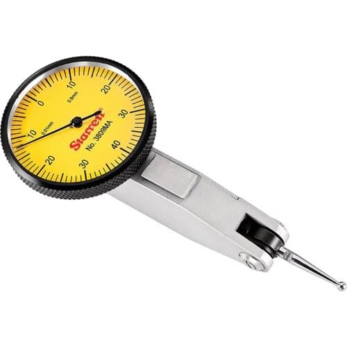 STARRETT 3809MA 3909MA Dial Test Indicator with Dovetail Mount Range 0.8mm Graduation 0.01mm Dial Reading 0-40-0