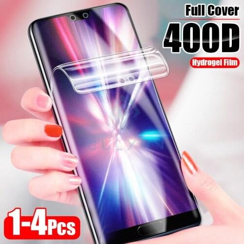 400D 1-4Pcs Soft Hydrogel Film Full Cover For Huawei P30 P40 P20 Lite Pro Screen Protector For Nova 3i 4 5i 5T 6 Protector Film