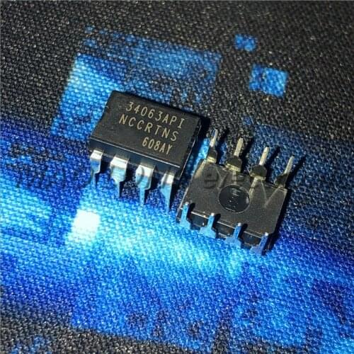 10PCS/LOT MC34063API DIP8 MC34063AP1 DIP MC34063 34063API DIP-8 new and original IC In Stock