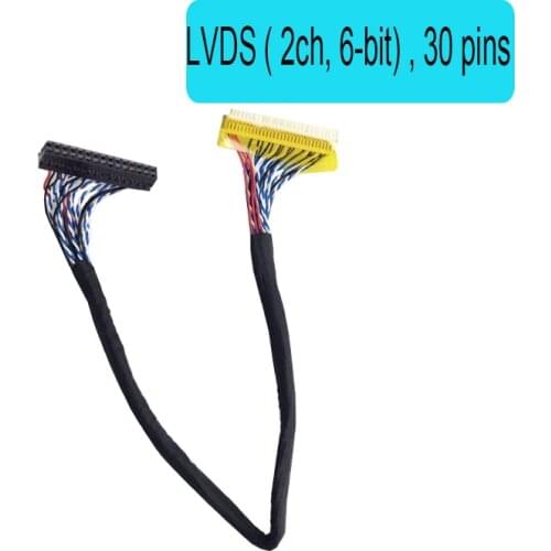 17inch LVDS (2 ch, 6-bit) , 30 pins screen cable 25cm