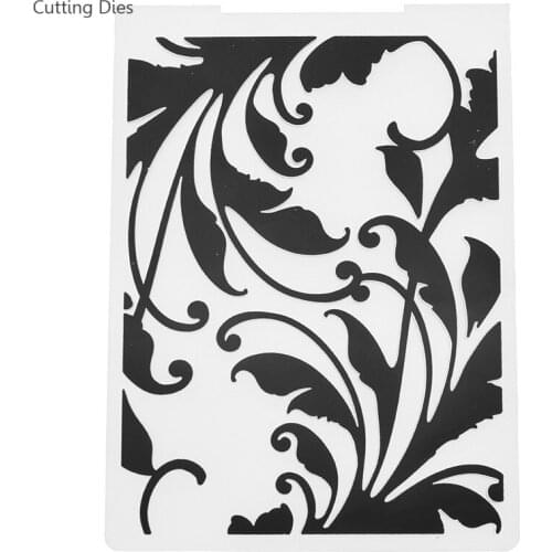 2019 Vines Plastic Embossing Folder For Diy Scrapbooking Photo Album Template Card Making Crafts