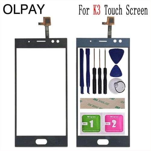 5.5'' Mobile Touch Screen For Oukitel K3 Touch Screen Front Glass Digitizer Free Adhesive And Wipes