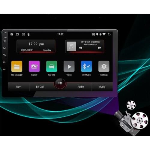 Car Radio With Screen Play Android 10 Auto Multimedia,Support Android And IPhone Mirror Link WiFi For VW Ford Lada Audi Kia