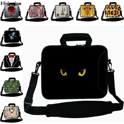Laptop Messenger Briefcase Neoprene 17 Inch 11.6 12 13 14 15 14.1 15.4 15.6 Notebook Case Bag Women Mens Chromebook Accessories