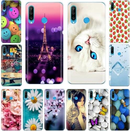 For Honor 20s Phone Case Huawei Honor 20 S Back Cover Cute Cat Bumper Etui Coque Silicone Tpu Soft Full Protection Shockproof