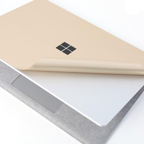 For Microsoft Surface Laptop Anti-scratch Sticker Removable Decals Premium Protective Skin Cover Champagne Gold Full Body Protec