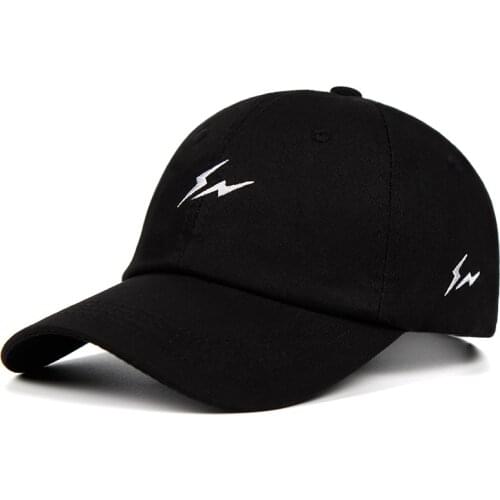 Double Lightning Dad Hat Hiroshi Fujiwara 100% Cotton embroidery Baseball Cap Snapback Unisex Fashion outdoor leisure caps