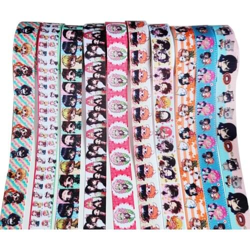 Cartoon Printed Grosgrain Ribbon 45437