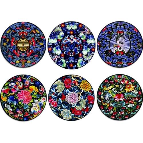 Embroidery DIY Lotus/Chrysanthemum/Fish/Crane Patterns 11CT Printed Kits Cross Stitch Thread Needlework Sets Home Decor