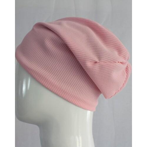 Pink color beanie for emf protection function