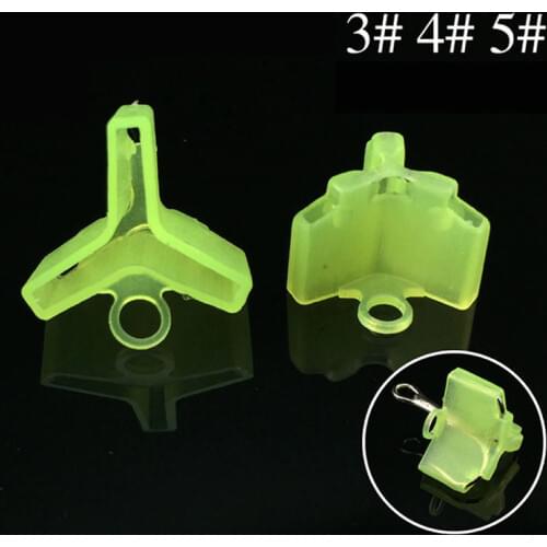 OOTDTY New 50Pcs Durable Fishing Treble Hooks Jig Covers Case Bonnets Caps Protector fishing accessories tool