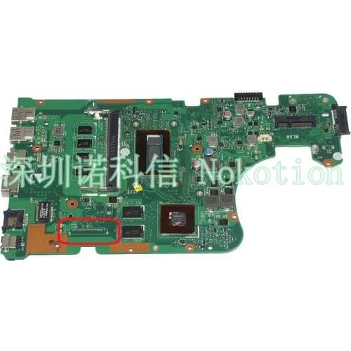 NOKOTION Main board For board X555LD Main board REV 3.6 laptop motherboard SR244 I3-5005U GeForce 920M works