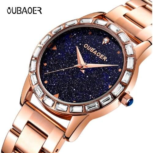 OUBAOER Classic Ladies Watch