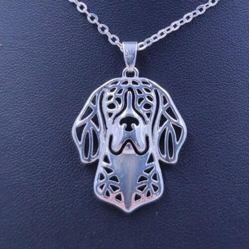 Beagle Dog Animal Pendant Necklace Gold Silver Plated Jewelry For Women Male Female Girls Ladies Punk Cute N170