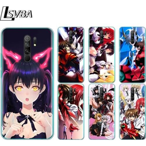 High school dxd Anime Cartoon Silicone Cover For Xiaomi Redmi Note 9 9A 9AT 9C 9S Pro Max 9T 8T 8 7 6 5 Pro 5A 4X 4 Phone Case