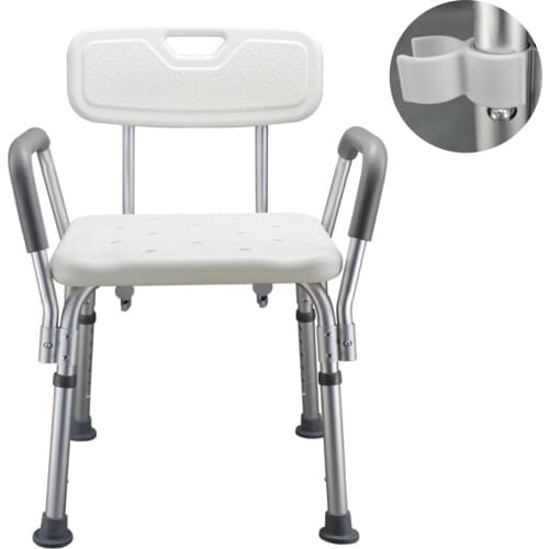 Bathroom Shower Bench Non-slip Bath Chair Height Adjustable Elderly Bathtub Shower Stool Pregnant Safety Seat Bathroom Furniture
