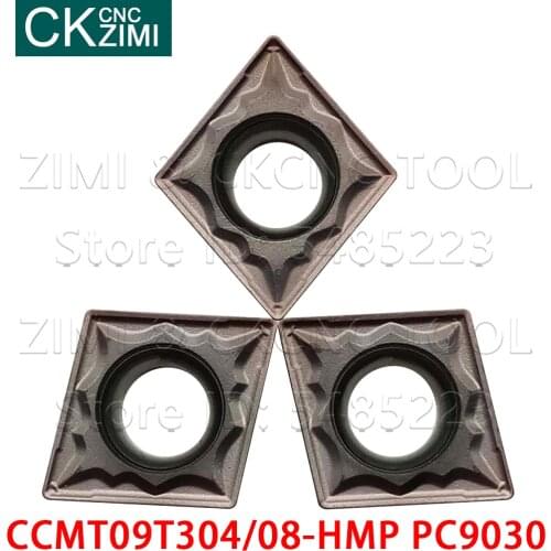 CCMT09T304-HMP CCMT09T308-HMP PC9030 Carbide Inserts External Turning Lathe Tools wood turning CCMT 09T3 HMP for Stainless Steel