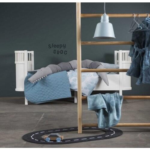 W3JF Baby Linen Cotton Play Mat Crawling Carpet Floor Game Pad Kids Children Playmat