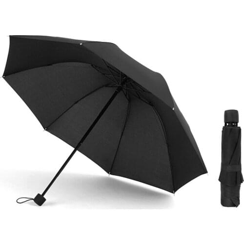 Men Women Fashion 3 Folding Umbrella Gift Parasol Non-automatic Umbrella Sunny and Rainy Umbrella All In 1 Umbrella