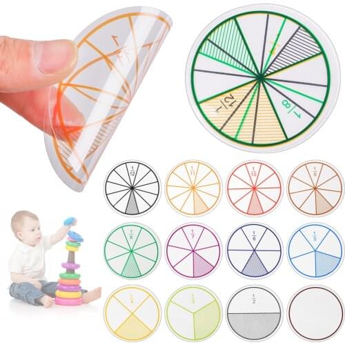 12/51 Pcs Score Question Demonstrator Math Chips Learning Tool Plastic Round Addition And Subtraction Instrument Teaching Aids