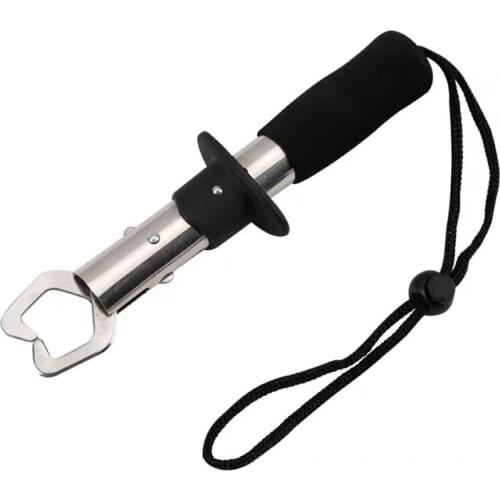 19cm Control Fish Clamp Device Lures Fishing Lip Gripper Holder Grabber Pliers Stainless Steel Fishing Tool Tackle Accessories
