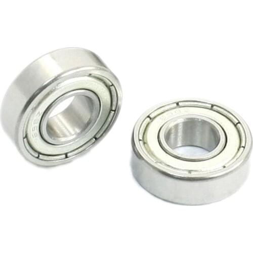 ABSF 8mm x 19mm x 6mm Sealed Deep Groove Radial Ball Bearings 698Z 10 Pcs