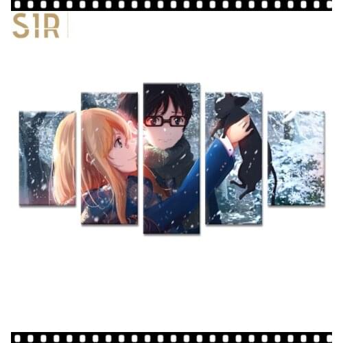 Your Lie in April Decorations for The Five - Part Anime HD Poster Living Room Decoration Room Decor Japan High Popularity Anime