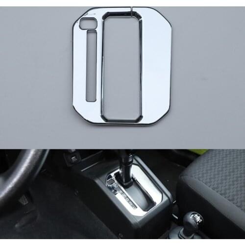 New ABS Car Trim For Suzuki Jimny 2019 Up Left Hand Drive Gear Shift Panel Cover Frame Styling Interior Auto Molding Accessories