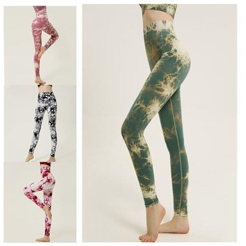 Seamless yoga suits Womens Printing Seamless Leggings Outdoor Run Fitness Female Sport swear Yoga clothes Hip pants
