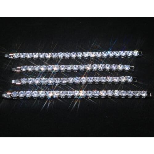 Big Sale Sparkling Cubic Zircon CZ tennis Bracelets Full Austrian Crystal Paved Bangles bracelet Jewelry for Women