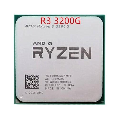 AMD Ryzen 3 3200G R3 3200G 3.6 GHz quad-core four-thread 65W processor CPU l3 = 4M AM4