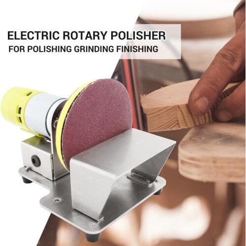 Electric Rotary Polisher Table Disc Sander with 7 Variable Speed 20 Pcs 3-Inch Sanding Discs for Polishing Grinding Finishing