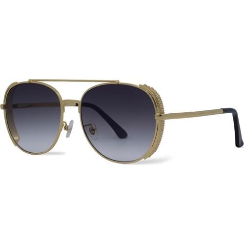 European and American trendy fashion high-end womens sunglasses with metal elegant e-commerce No brand can be changed