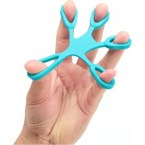 Fitness Stretcher 3 Levels Finger Sensory Toy for Autism ADHD Finger Grip Silicone Ring Exerciser Antistress Resistance Band