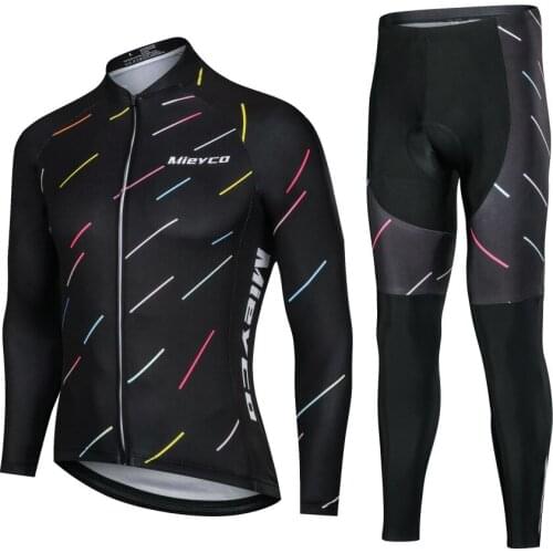 Cycling Jersey Set Long Sleeve Breathable Bike Wear Anti-sweat MTB Bike Uniforme Ciclismo Cycling Clothes Man Bicicleta Outdoor