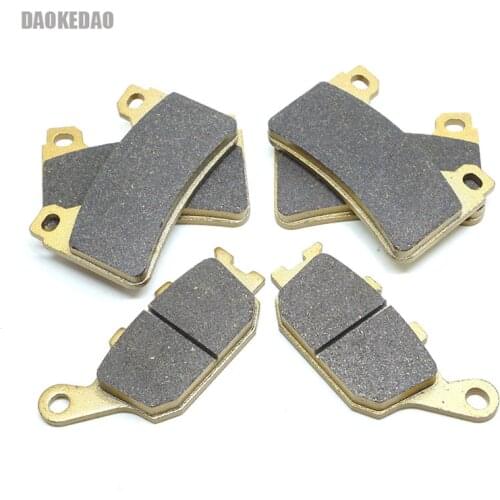 Motorcycle Front Rear Brake Disc Pads Set for Honda CBR600RR 2005 2006 CBR1000RR Fireblade 2004 2005 CB1100 CB400AD SF E Package