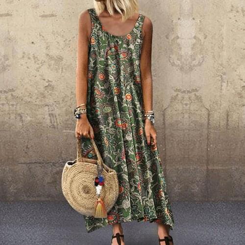 LSOYVAU Floral Summer Dresses