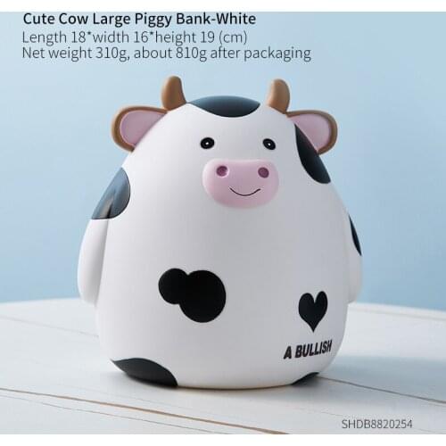 Bear Rabbit Piggy Bank Money Plastic Coin for Attracting Money Jar Coins Money Box Large Savings Box Coins Child Christmas Gift