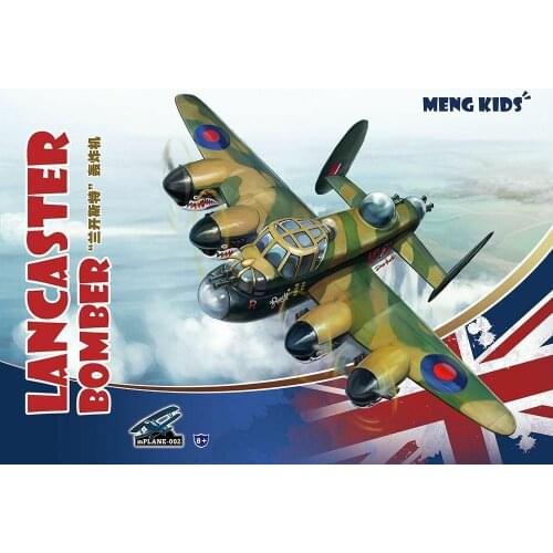 Meng Model mPLANE-002 Lancaster Bomber (Q Edition) Multi-Colour Free Shipping