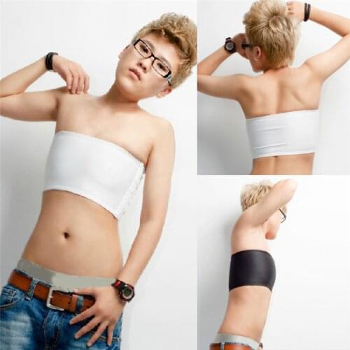 New Casual Strapless Chest Breast Binder Trans Tomboy Cosplay