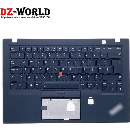 New Original Palmrest Upper Case With UK English Backlit Keyboard for Lenovo Thinkpad X1 Carbon 5th Gen Laptop C Cover 01LX579