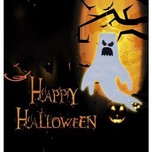 Halloween Ghost hanger Flag prop Decorative hanging Hair Danger Ghost Flag Party decoration Haunted house paradise theme