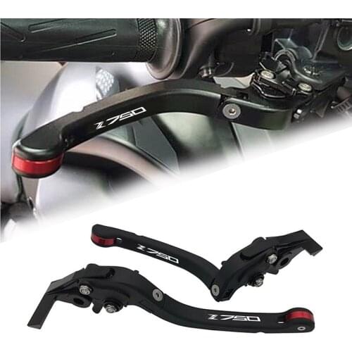 Brake Clutch Levers For KAWASAKI Z750 Z 750 2007-2012 Motorcycle Accessories Adjustable Folding CNC Brake Levers with logo