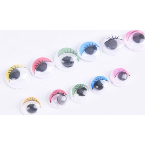 100pcs Self-adhesive Eyes for DIY Scrapbooking Crafts Projects DIY Dolls Accessories Eyes Handmade Toys